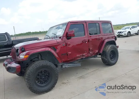 2021 Jeep Wrangler Unlimited High Altitude 4X4 z USA, uszkodzony, nr VIN 1C4HJXENXMW604896
